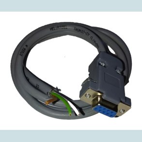 D-SUB Seriel kabel. DB9 hun, RS232.  1 Meter