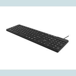 DELTACO Vandtt tastatur, silikone, IP68, m