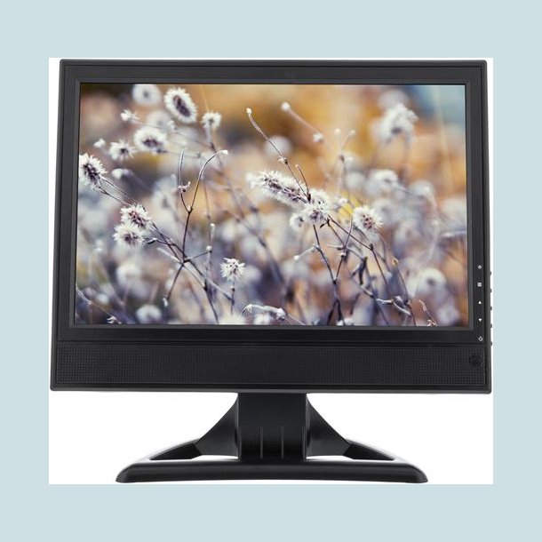 15,4" TFT-farvesk�rm. 12V / 220V