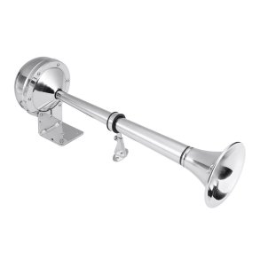 Trompet Horn, 12V  Rustfrit st�l, (115dB)