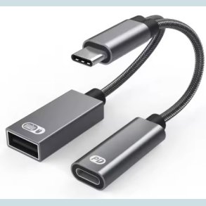 USB/3 i 1 kabel.  USB-C * USB-A