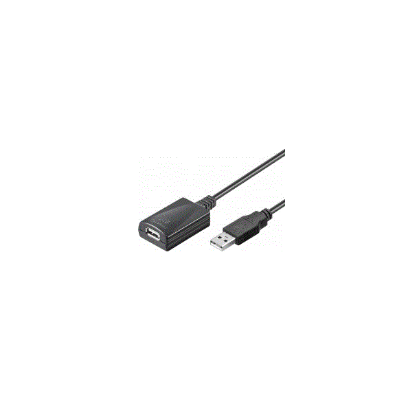 USB 2.0 Booster Forl�nger - 5 Meter