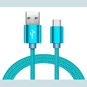 USB-C 3M. Bl. Flettet   USB A Hun til USB C.