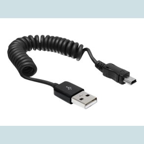 USB A Han til Mini, Flex 0.6 meter