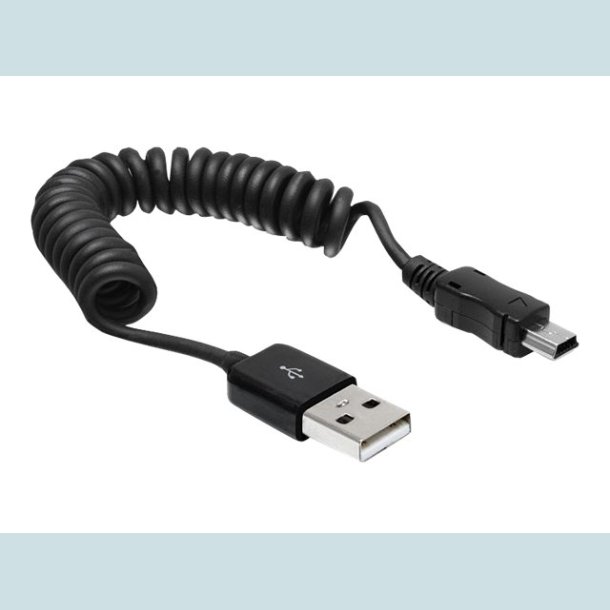 USB A Han til Mini, Flex 0.6 meter
