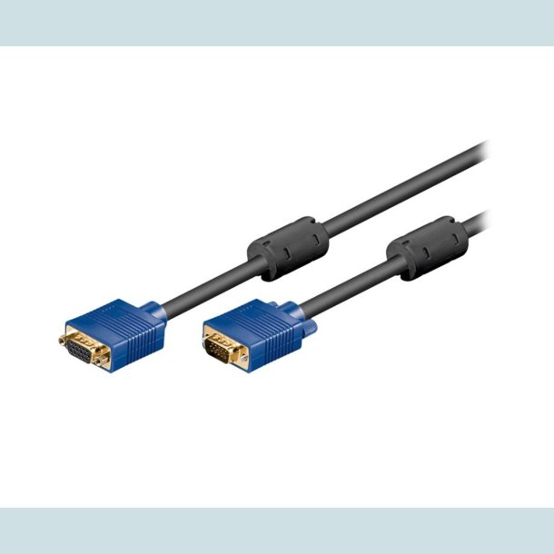 VGA - VGA Forlnger 5m Black
