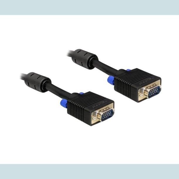 VGA-kabel - HD-15 VGA, Han / Han 1 m