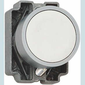 Trykknap, Hvid, KB2, ZB2